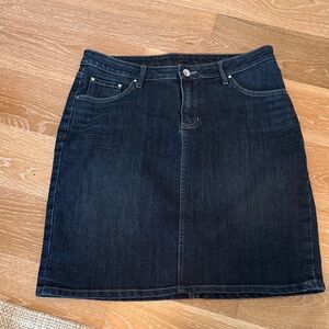 Jag Jeans Dark Indigo Mini Denim Skirt